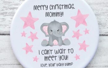 Mother to be christmas ornament